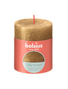 Bougie Pilier Bolsius Shimmer Or - 8 cm / ø 7 cm