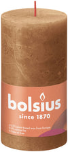 Bougie pilier Bolsius Rustic Spice Brown - 13 cm / ø 7 cm