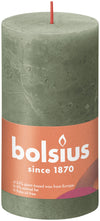 Bolsius Stompkaars Rustiek Fresh Olive - 13 cm / ø 7 cm