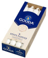 Bougies de table Gouda Satin Blanc 24 cm - 8 Pièces