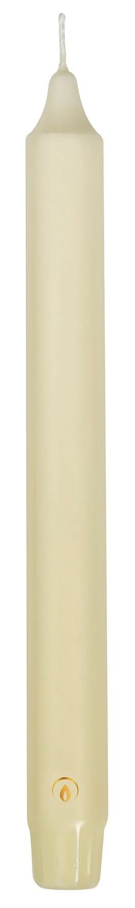 Bougies de table Gouda Ivoire 24 cm - 8 Pièces