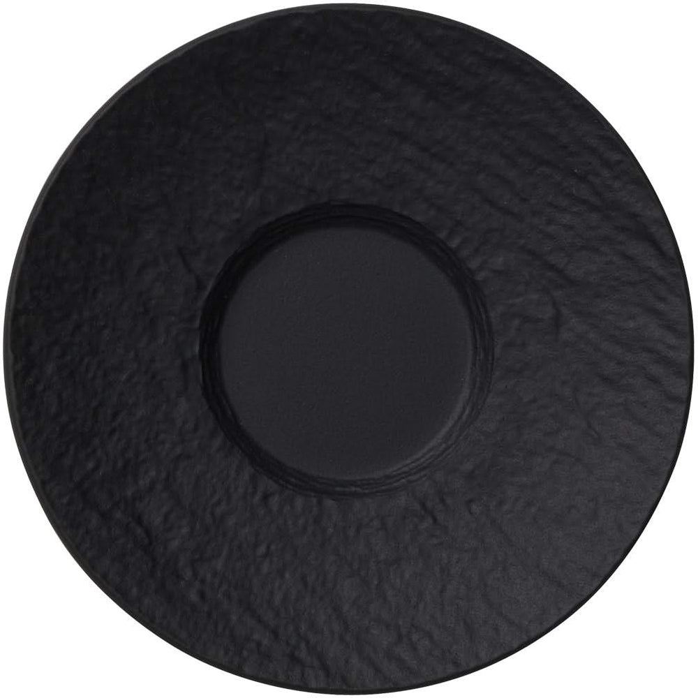 Villeroy &amp; Boch Soucoupe à Expresso Manufacture Rock - Noir - ø 12 cm