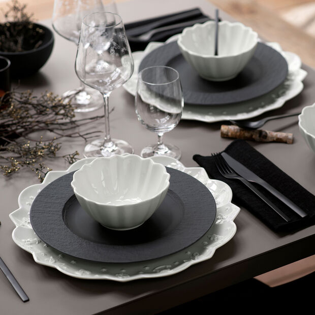 Assiette à petit-déjeuner Villeroy & Boch Manufacture Rock - Noir - ø 22 cm