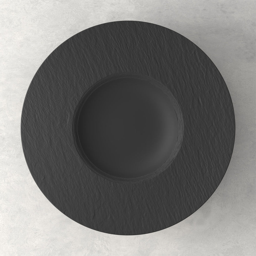 Villeroy &amp; Boch Assiette à pâtes Manufacture Rock - Noir - ø 29 cm