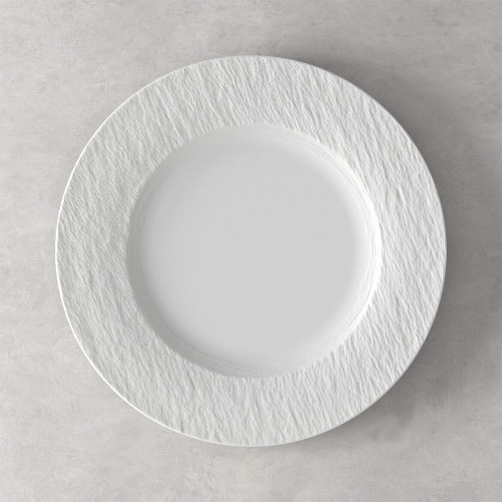 Assiette plate Villeroy &amp; Boch Manufacture Rock - Blanc - ø 27 cm