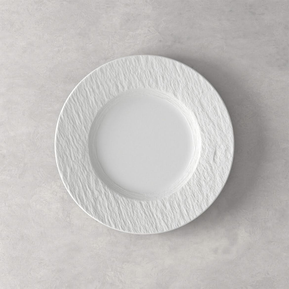 Villeroy &amp; Boch Assiette petit-déjeuner Manufacture Rock - Blanc - ø 22 cm