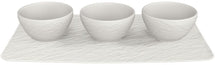 Villeroy & Boch Dipschaaltjes Set Manufacture Rock - Wit - 4-delig