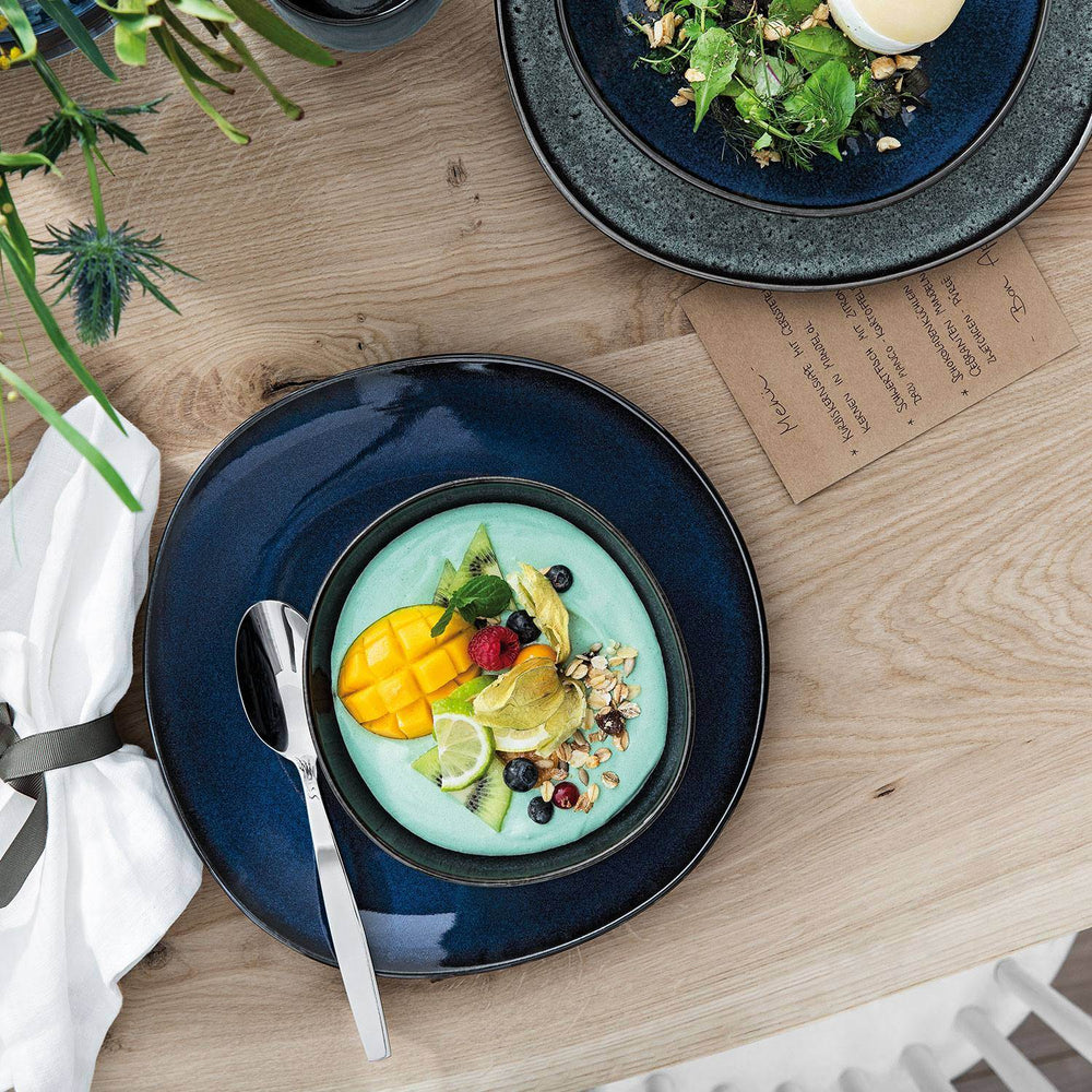 Villeroy &amp; Boch Assiette petit-déjeuner Lave - ø 23 cm - Bleu