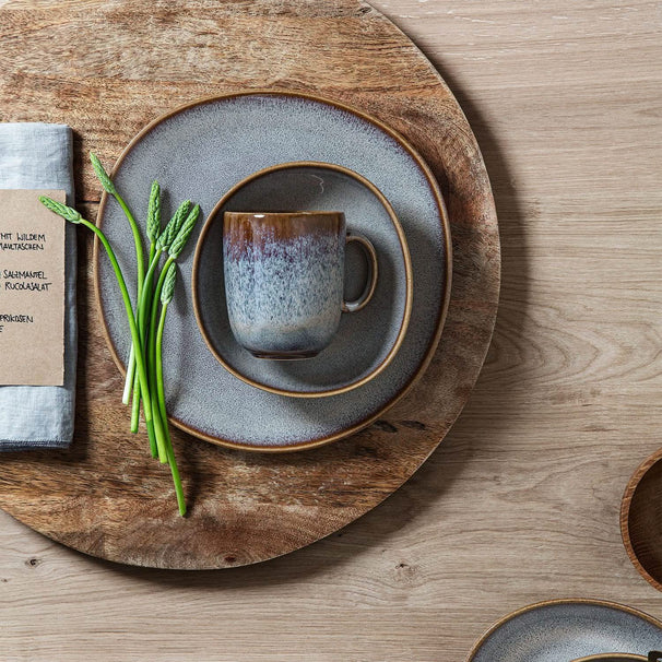 Villeroy & Boch Ontbijtbord / Dessertbord Lave - ø 23 cm - Beige