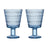 Iittala Glazen Kastehelmi - Aqua - 260 ml - 2 stuks