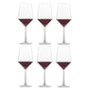 Verres à vin rouge Zwiesel Glass Pure - 550 ml - 6 pièces