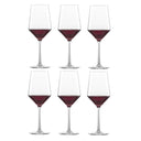 Verres à vin rouge Zwiesel Glass Pure - 550 ml - 6 pièces