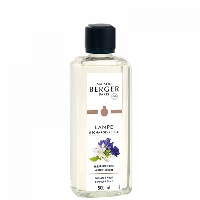 Recharge Maison Berger - pour brule parfum - Fleurs de Musc - 500 ml