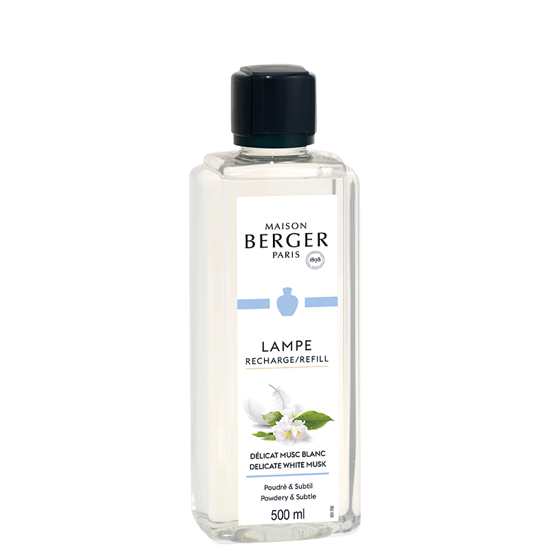 Recharge Maison Berger - pour brule parfum - Musc Blanc Délicat - 500 ml