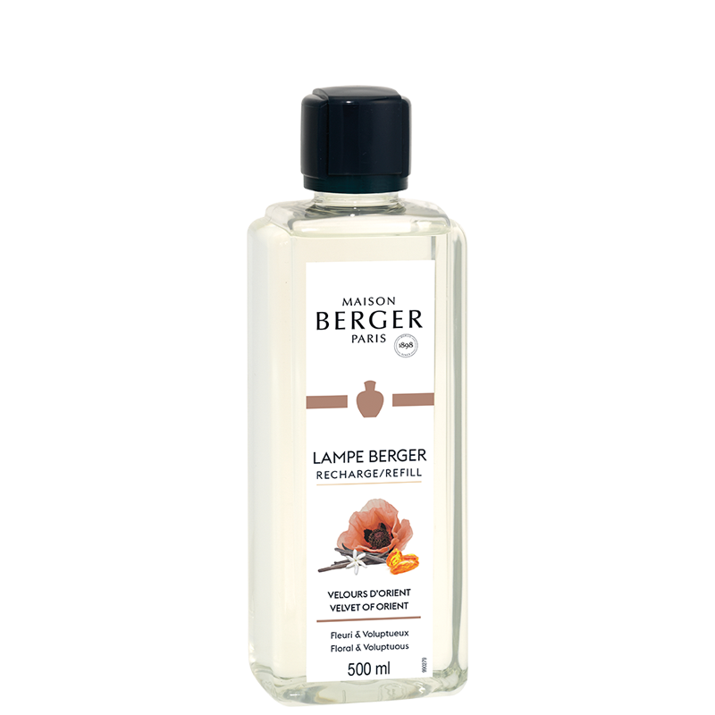 Recharge Maison Berger - pour brûle-parfum - Velours ou Orient - 500 ml