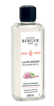 Recharge Lampe Berger - pour lampe à parfum - Sous les Magnolias - 500 ml