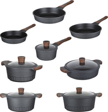 Resto Kitchenware Pannenset - 13 delige set - Inductie en alle andere warmtebronnen