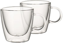 Villeroy & Boch Verres à double paroi Artesano Boissons chaudes et froides - 220 ml - 2 pièces - avec oreille