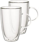 Villeroy & Boch Verres à double paroi Artesano Boissons chaudes et froides - 450 ml - 2 pièces - avec oreille