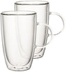 Villeroy & Boch Dubbelwandige Glazen Artesano Hot & Cold Beverages - 450 ml - 2 stuks - met oor