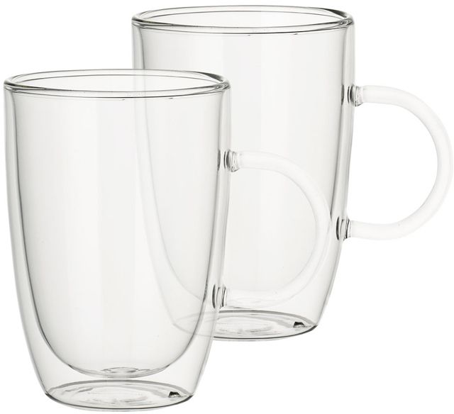 Villeroy & Boch Dubbelwandige Glazen Artesano Hot & Cold Beverages - 390 ml - 2 stuks - met oor