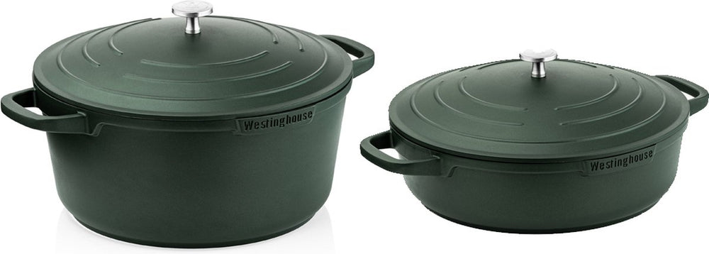 Westinghouse Pan Set Performance (Poêle + Sauteuse) ø 28 cm - Vert - Induction et tous autres feux