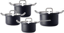 BK Pannenset Q-linair Master Black - 4 delige set