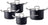 BK Ensemble de casseroles Q-linair Master Black - ensemble de 4 pièces