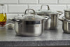 Resto Kitchenware Casserole Libra 3,6 + 4,6 + 8 + 10 litres - Induction et tous autres feux