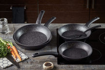 Resto Kitchenware Koekenpannenset Atik ø 22 + 24 + 26 + 28 cm - Inductie en alle andere warmtebronnen