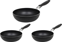 Resto Kitchenware Set de poêles wok Antares ø 24 + 26 + 28 cm - Induction et tous feux