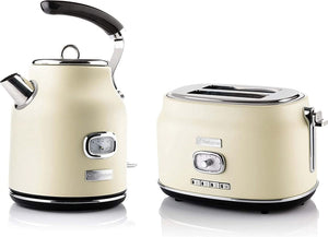 Westinghouse Retro waterkoker + broodrooster 2 sleuven - wit