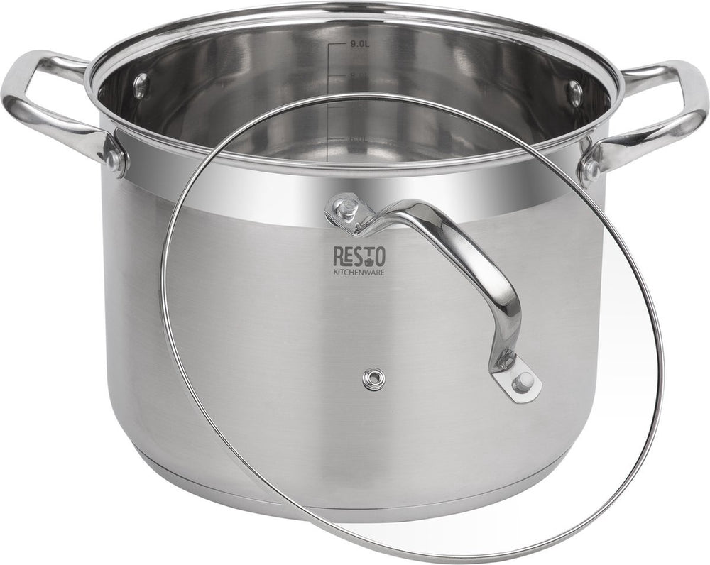 Resto Kitchenware Casserole Libra 3,6 + 4,6 + 8 + 10 litres - Induction et tous autres feux