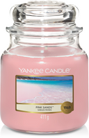 Yankee Candle Bougie Parfumée Medium Rose Sables - 13 cm / ø 11 cm