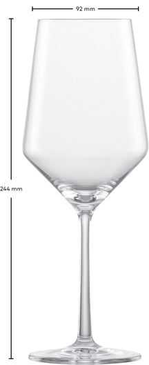 Zwiesel Glas Rode Wijnglazen Pure - 550 ml - 2 stuks