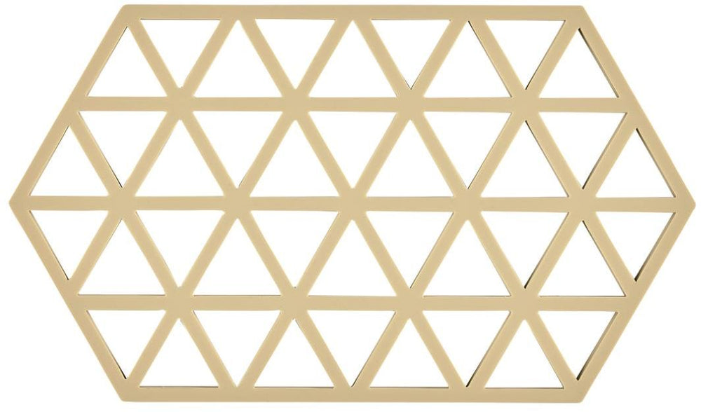 Zone Denmark Pannenonderzetter Triangles - Warm Sand - 24 x 14 cm