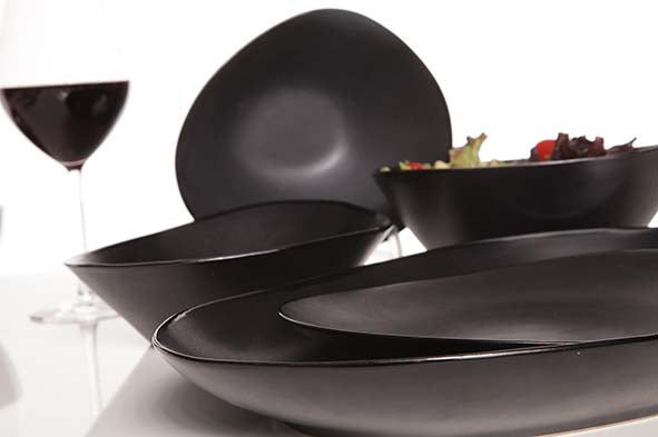 Cosy &amp; Trendy Assiette Vongola Noir - 28 x 26 cm