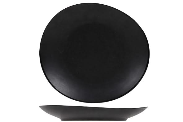 Assiette de petit-déjeuner Vongola Black Cosy & Trendy - 22 x 20 cm