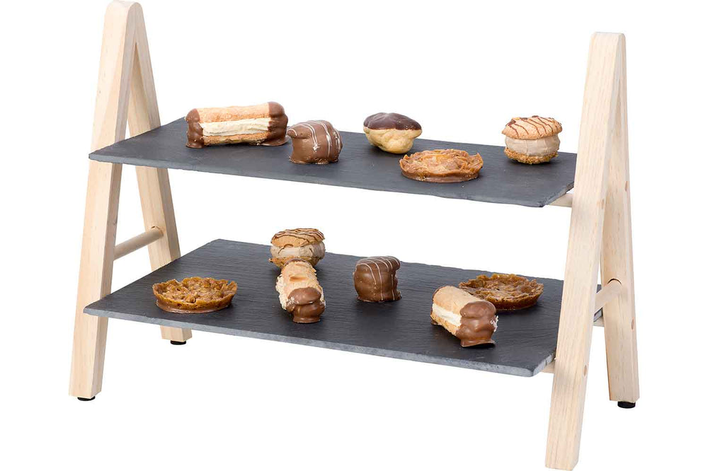 Cosy &amp; Trendy Etagere / Tour de Service - 32 x 27 cm - Ardoise - 2 couches