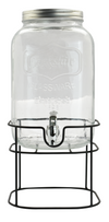 Distributeur de boissons Cookinglife avec robinet et support - 4 litres