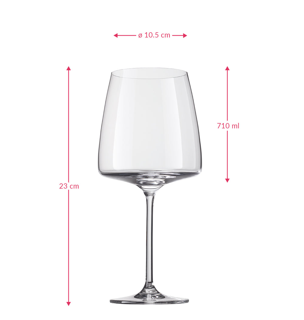 Verres à vin en verre Zwiesel Vivid Senses Velouté &amp; Somptueux - 710 ml - 2 pièces