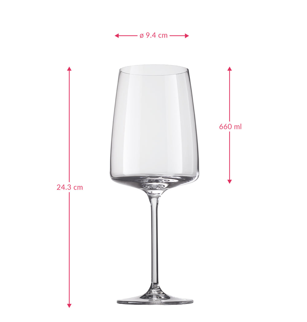 Verres à vin en verre Zwiesel Vivid Senses Saveur &amp; Épicé - 660 ml - 2 pièces