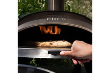 ZiiPa Pizza Oven Piana - Houtgestookt - met Thermometer - Antraciet - voor ø 30 cm pizza's - Roterende pizzasteen