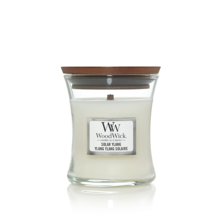 Bougie Parfumée WoodWick Mini Solaire Ylang - 8 cm / ø 7 cm