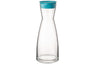 Bormioli Rocco Carafe Ypsilon avec Bouchon Bleu - 1 litre