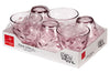 Bormioli Rocco Verres Flora - Rose - 250 ml - 6 pièces