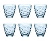 Bormioli Rocco Verres Flora - Bleu - 260 ml - 6 pièces