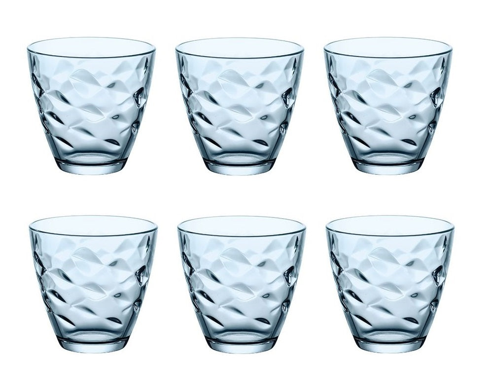 Bormioli Rocco Verres Flora - Bleu - 260 ml - 6 pièces