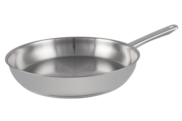 Cookinglife Koekenpan Superior RVS ø 28 cm - zonder anti-aanbaklaag - geschikt voor alle wartmebronnen - PFAS-vrij