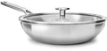 Poêle wok KitchenAid en acier inoxydable Multi-Ply ø 28 cm / 3,6 litres